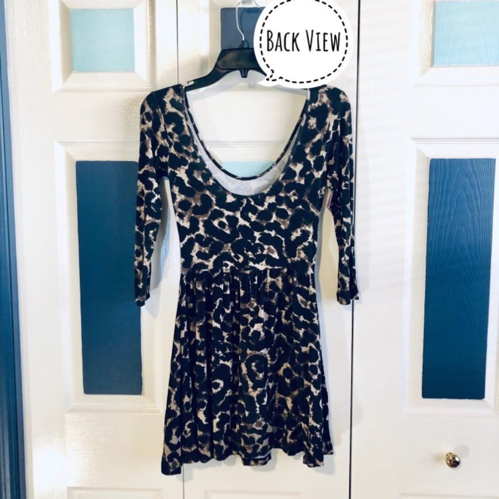 Sexy Leopard Vintage Pin Up Blouse - Picture 4 of 6
